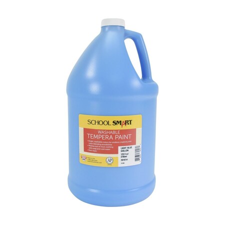 School Smart PAINT TEMPERA WASH  LIGHT BLUE GALLON SS214-732